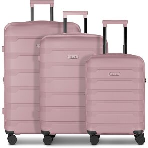 d&n South Dakota 4 Rollen Kofferset 3-teilig mit Dehnfalte