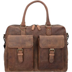 Harold's Antic Collection Aktentasche Leder 40cm Laptopfach