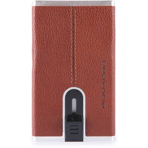 Piquadro Black Square Kreditkartenetui RFID Leder 6 cm