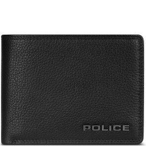Police Geldbörse RFID Leder 12 cm ausklappbar mit Reißverschlussfach