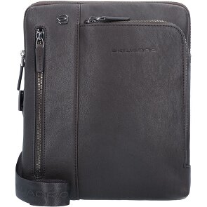 Piquadro Black Square Umhängetasche Leder 24 cm
