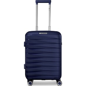 Franky London 4 Rollen Kabinentrolley S 55 cm mit Dehnfalte