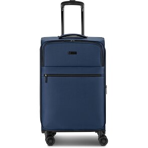 Bugatti Valencia Soft 4 Rollen Trolley M 65 cm mit Dehnfalte