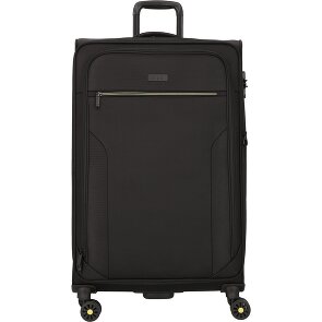 d&n Travel Line 9704 4 Rollen Trolley L 78 cm mit Dehnfalte