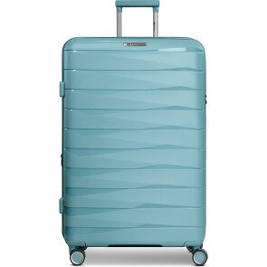 Franky London 4 Rollen Trolley L 74 cm mit Dehnfalte