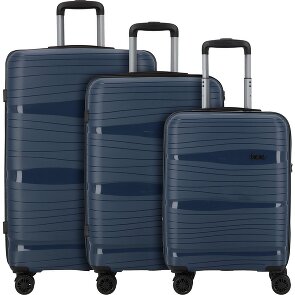 d&n Travel Line 4300 4 Rollen Kofferset 3-teilig