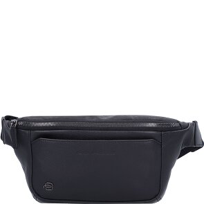 Piquadro Black Square Gürteltasche Leder 31 cm