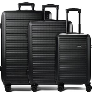Nowi Grand Canaria 4-Rollen Kofferset 3tlg. mit Doppelrollen