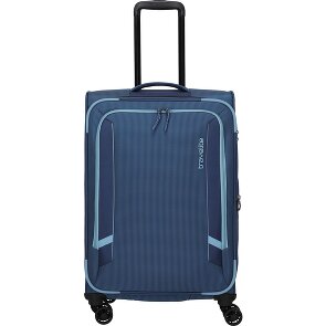 Travelite Corsiica 4 Rollen Trolley M 67 cm mit Dehnfalte