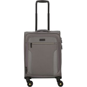 d&n Travel Line 9704 4 Rollen Kabinentrolley S 55 cm mit Dehnfalte