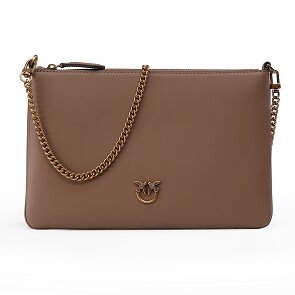 PINKO Flat Clutch Tasche Leder 24 cm