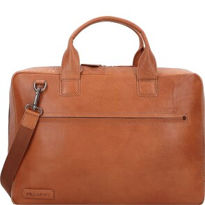 Plevier Rock Aktentasche RFID Schutz Leder 43 cm Laptopfach