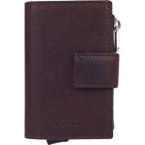 Maître Birkheim C-Four Kreditkartenetui RFID Schutz Leder 6.5 cm