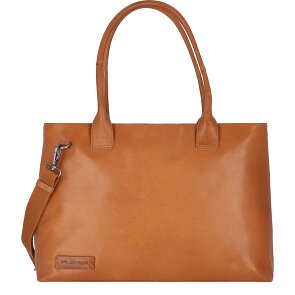 Plevier Rock Amber Schultertasche Leder 43 cm Laptopfach