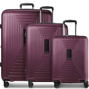 Redolz Essentials 14 4 Rollen Kofferset 3-teilig mit Dehnfalte