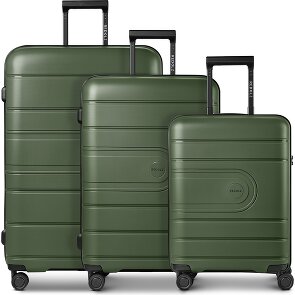 Redolz Essentials 11 4 Rollen Kofferset 3-teilig mit Dehnfalte