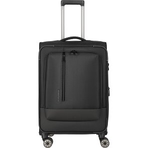 Travelite Crosslite 5.0 4 Rollen Trolley M 66 cm mit Dehnfalte