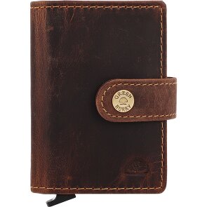 Greenburry Vintage Geldbörse RFID Schutz Leder 7.5 cm