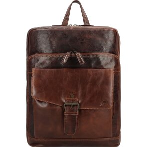 Greenburry Rugged Business-Rucksack Leder 39 cm Laptopfach