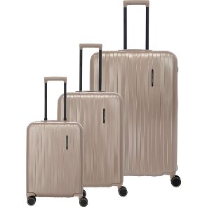 Travelite Barbara Novelty 4 Rollen Kofferset 3-teilig mit Dehnfalte