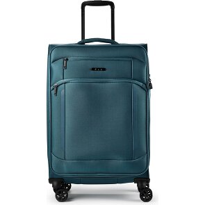 d&n Travel Line 9804 4 Rollen Trolley M 68 cm mit Dehnfalte