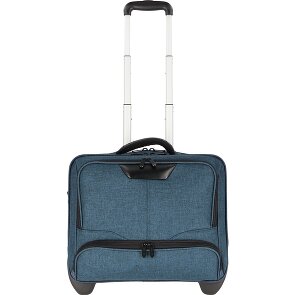 Dermata 2 Rollen Businesstrolley 41 cm Laptopfach