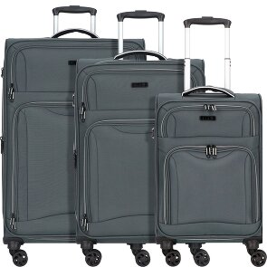 d&n Travel Line 9204 4 Rollen Kofferset 3-teilig mit Dehnfalte