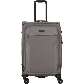 d&n Travel Line 9704 4 Rollen Trolley M 68 cm mit Dehnfalte