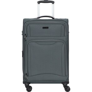 d&n Travel Line 9204 4 Rollen Trolley M 66 cm mit Dehnfalte