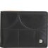  Up Geldbörse RFID Schutz Leder 11 cm Geldscheinklammer Variante black-orange