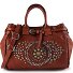  Rossella Handtasche Leder 26 cm Variante cognac