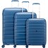  Relife 4 Rollen Kofferset 3-teilig mit Dehnfalte Variante blu retro