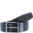  Wendegürtel Leder Variante schwarz-dunkelbraun | 100 cm