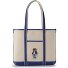  Canvas Bear Shopper Tasche 32.5 cm Variante ecru-indigo sky