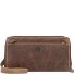  Vintage Clutch Geldbörse RFID Schutz Leder 21 cm Variante brown
