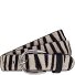  Gürtel Leder Variante white-black | 95 cm