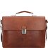  Dallas Aktentasche Leder 40 cm Laptopfach Variante braun