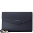  Bologna Leather Clutch Umhängetasche Leder 23 cm Variante navy