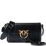  Love One Schultertasche Leder 27 cm Variante black