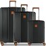  Ferrara 4 Rollen Kofferset 3-teilig mit Dehnfalte Variante black