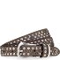  Nietengürtel Leder Variante taupe | 75 cm
