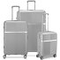  Airglam 4 Rollen Kofferset 3-teilig mit Dehnfalte Variante grigio perla