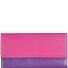  Tri-fold Zip Wallet Geldbörse Leder 17 cm Variante sangria multi