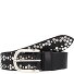  Nietengürtel Leder Variante schwarz | 110 cm