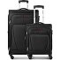  Beaumont 4-Rollen Kofferset S+L mit Dehnfalte Variante black