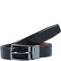  Wendegürtel Leder Variante black-cognac | 115 cm