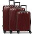 Essentials 18 4 Rollen Kofferset 3-teilig mit Dehnfalte Variante metallic-red shiny