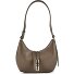  Goccia Schultertasche Leder 22 cm Variante muddy gray
