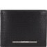  Modern Bar Geldbörse RFID Schutz Leder 11 cm Variante ck black smooth