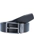  Wendegürtel Leder Variante schwarz-dunkelbraun | 85 cm